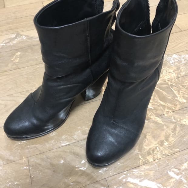 레그 앤 본 앵클부츠 37 블랙