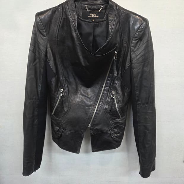 보브 라이더 양가죽 골지 자켓 55