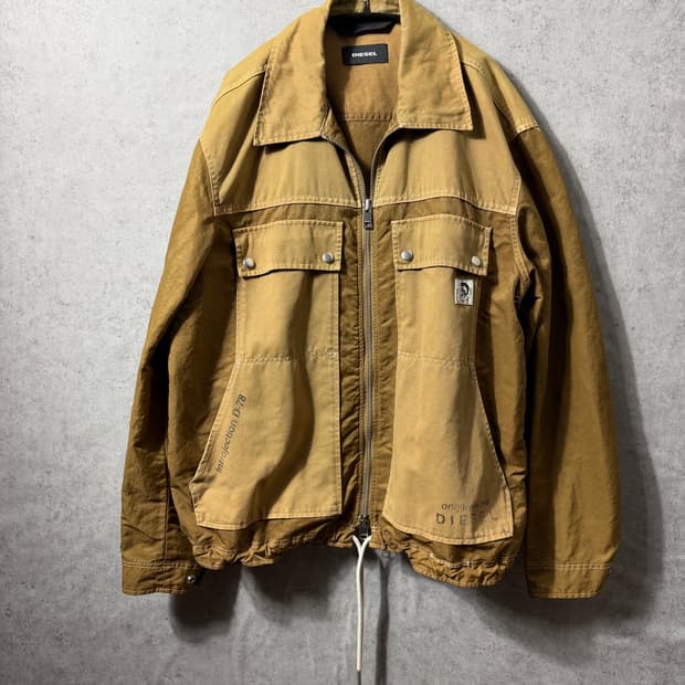 디젤 스티치 디테일 워크자켓
