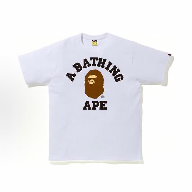 베이프 칼리지 티 화이트