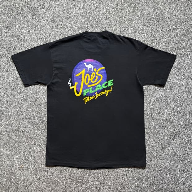 90s 빈티지 카멜 조 플레이스 티셔츠 XL