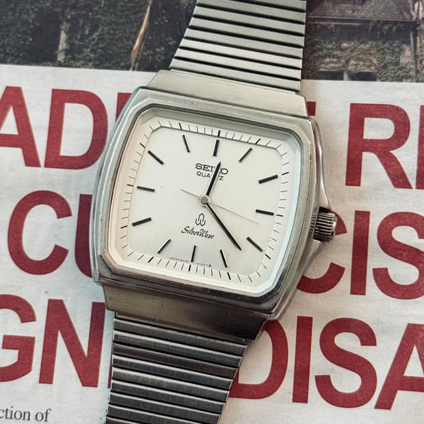 Seiko 세이코 SilverWave 스퀘어 쿼츠