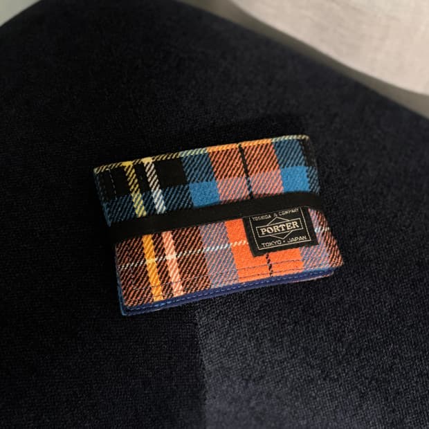 헤드포터 체크 카드지갑 새제품