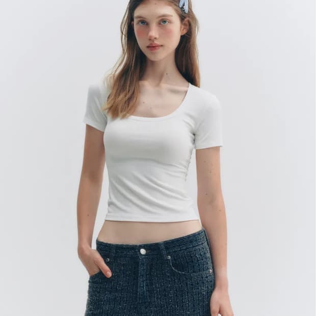 더티스 반팔 핑크 thetis basic dent short sleeve