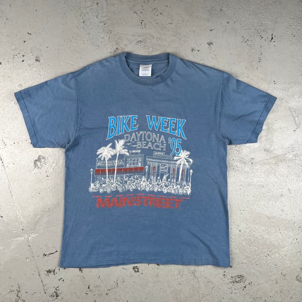빈티지 할리데이비슨 데이토나 비치 바이크 위크 반팔