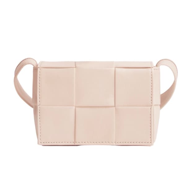 보테가베네타 미니카세트백 멜론워시드