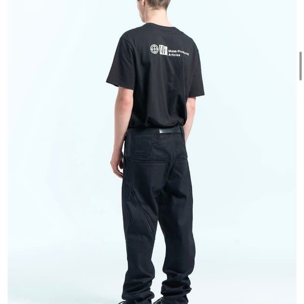 MPa WALLET RAW DENIM PANTS (BLACK)