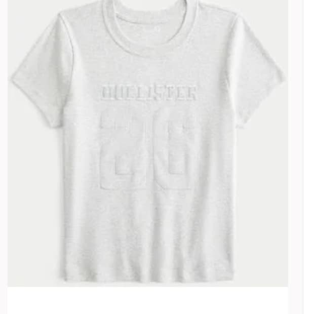 홀리스터 로고 그래픽 티셔츠