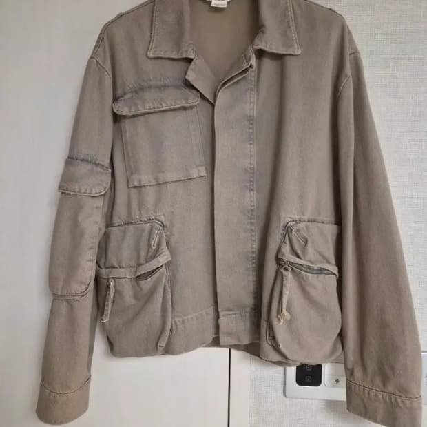 자라 샌드워싱 포켓 데님자켓