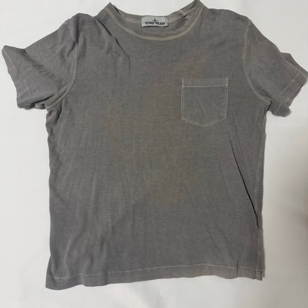 스톤 아일랜드 포켓 반팔 티셔츠