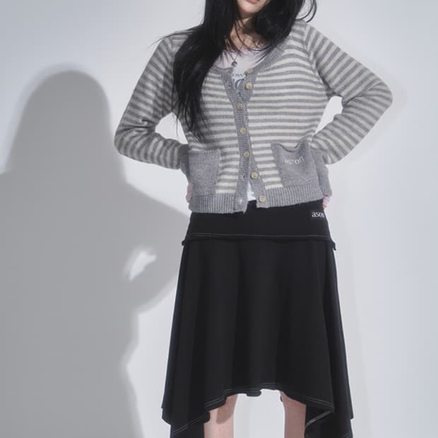 애즈온 레나 언발란스 스커트