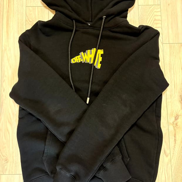 오프화이트 아크릴 애로우 후디