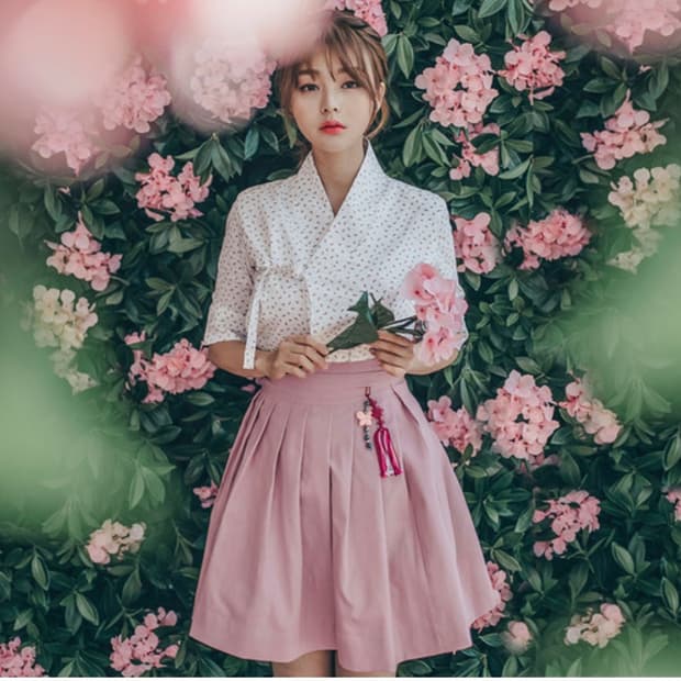 수설화 철릭스커트