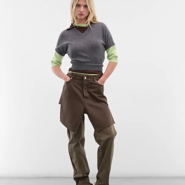 [S,M]어거스트 바론 All-in DISPLAY 데님 쇼츠/브라운