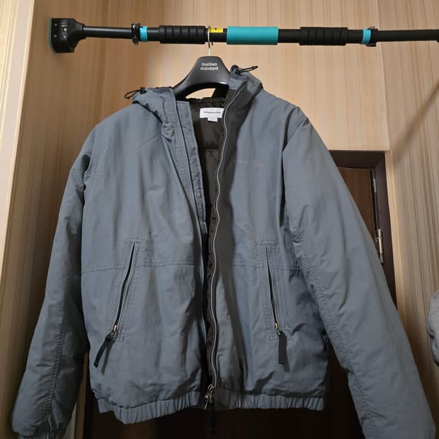 디스이즈네버댓 워시드 다운 푸퍼 슬레이트 그레이 L