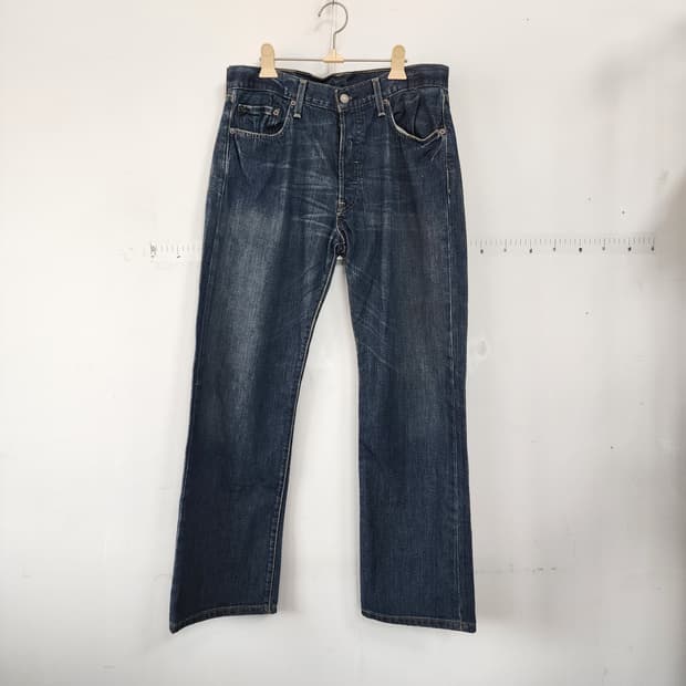 리바이스501 청바지 데님 빈티지 스타일