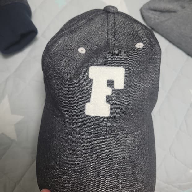 풀카운트 6843 6패널 데님 베이스볼 F 패치 볼캡