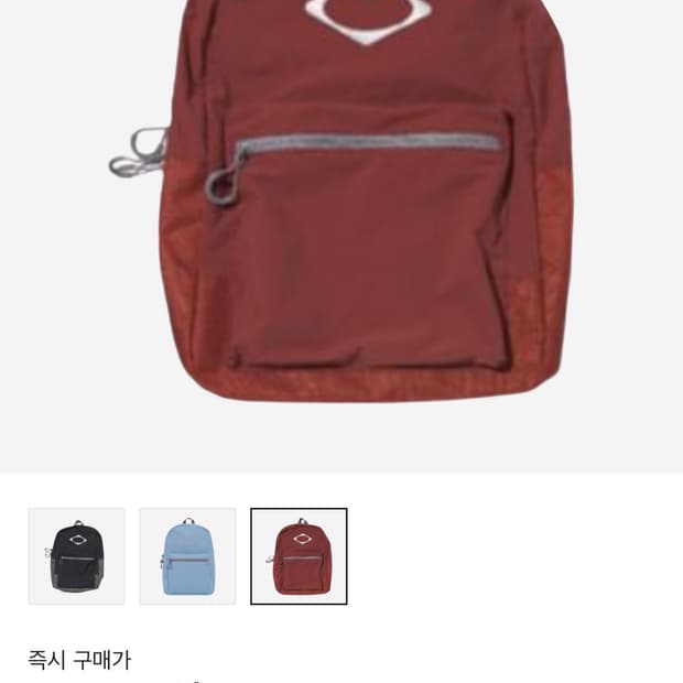 미스치프 더현대 롬버스 백팩 브릭 레드