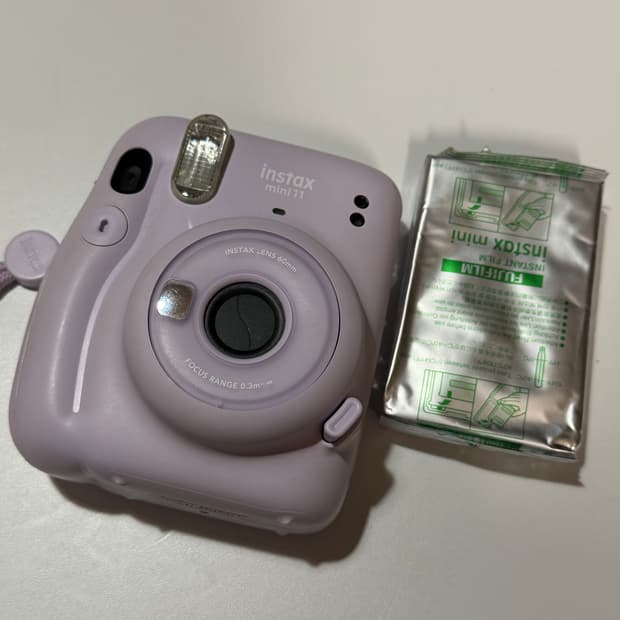 후지필름 인스탁스 미니11 퍼플 + 필름