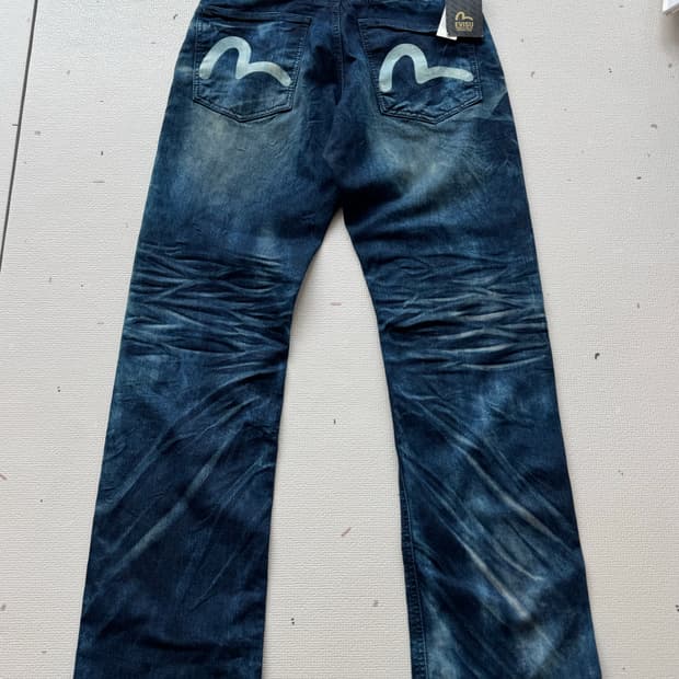 에비수 워시드 데님팬츠 30