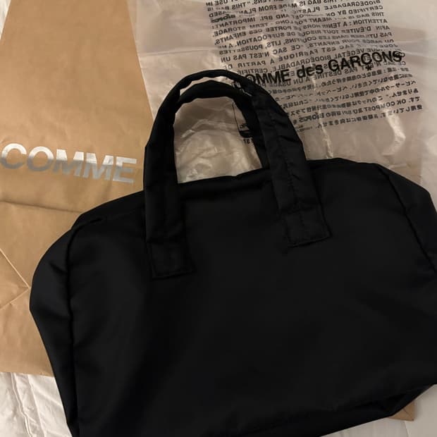 꼼데가르송 나일론 보스턴백 S 사이즈