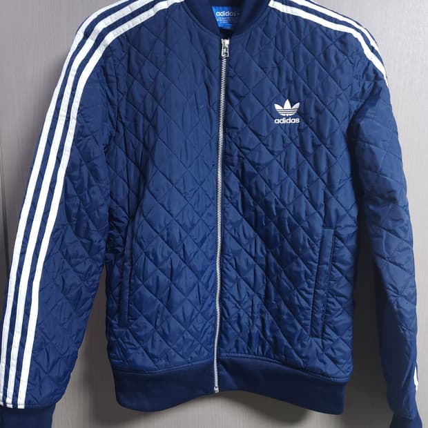 아디다스 퀄팅 자켓, L