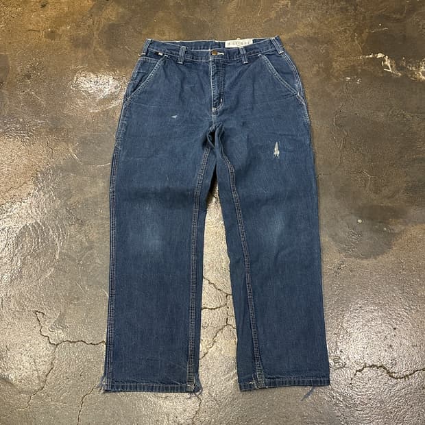 칼하트 FR 데님 카펜터팬츠 32x30