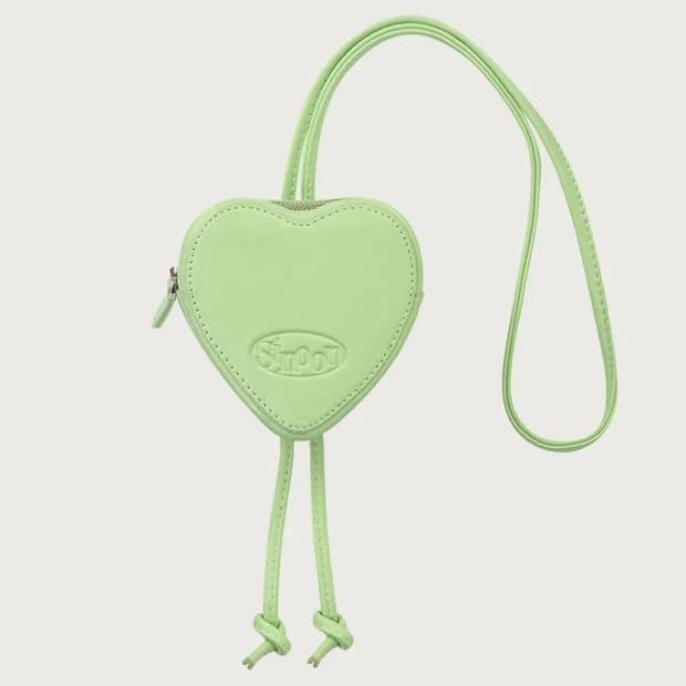 네고⭕️ 시눈 하트 미니백 애플그린 (긴 끈 ver.)
