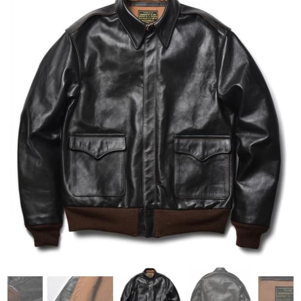 The Real McCoy's A-2 가죽 자켓 44