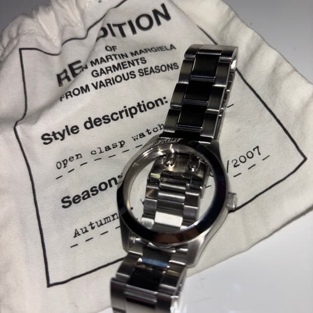 메종마르지엘라 & H&M 오픈 워치 브레이슬릿