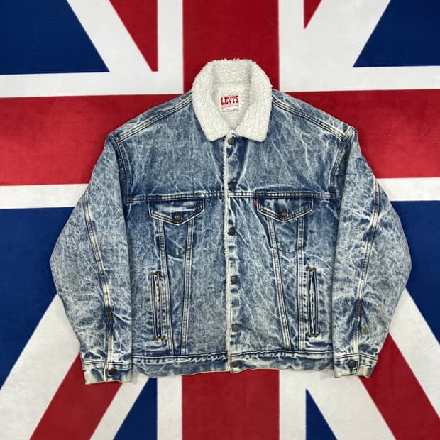 USA 리바이스 데님 쉐르파자켓 L