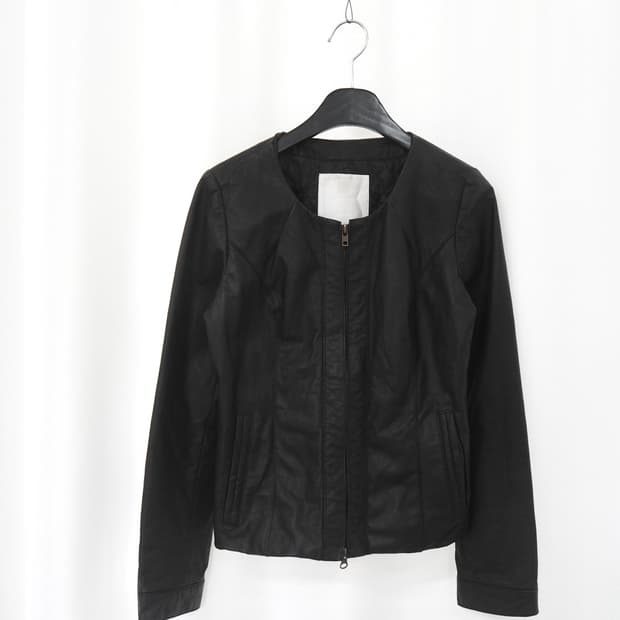 carnelian pigskin jacket