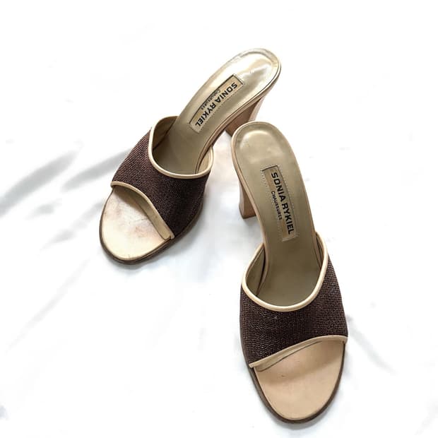SONIA RYKIEL chein mesh perl glitter mul