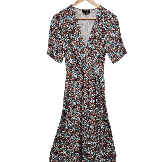 A.P.C 아페쎄 플라워 랩 롱 원피스 36