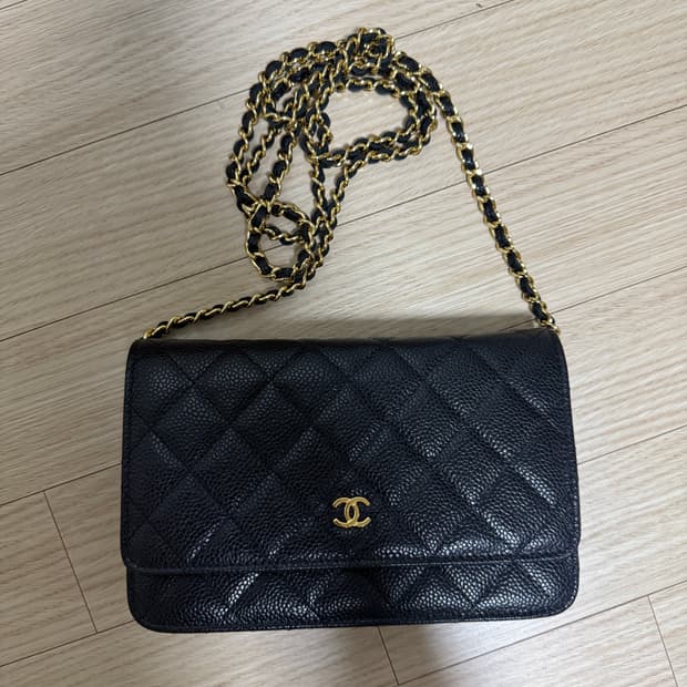 샤넬 woc 금장