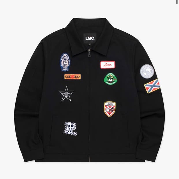 LMC 패치 워크 자켓 블랙