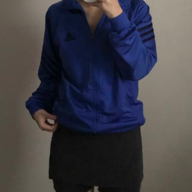 아디다스 배색 트랙탑 져지