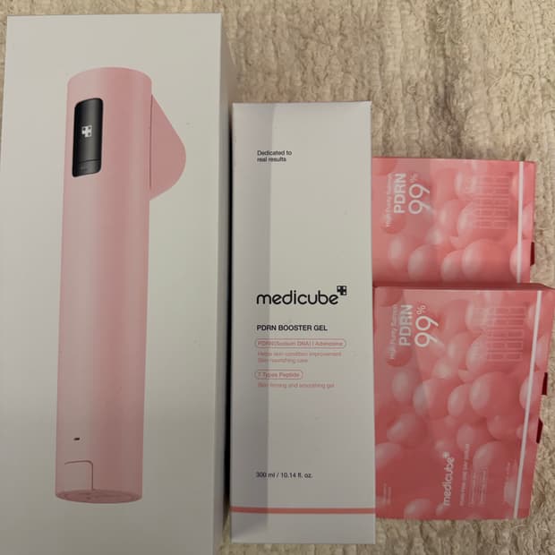 메디큐브 하이포커스샷 플러스 핑크+부스터젤(앰플)