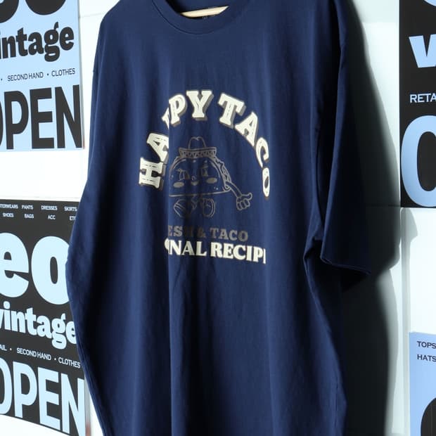 (2XL-4XL) 탑텐 반팔 티셔츠 박시 네이비 USA-H30029