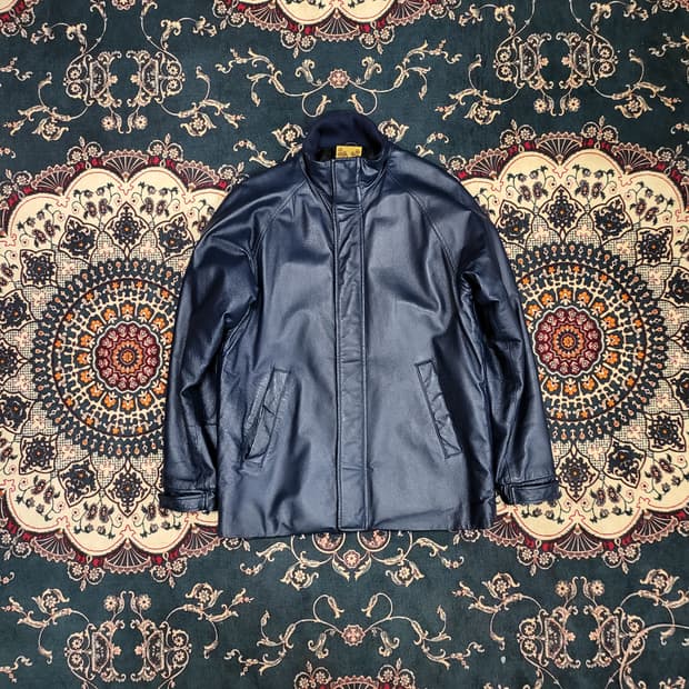 pig-nappa 레더 자켓