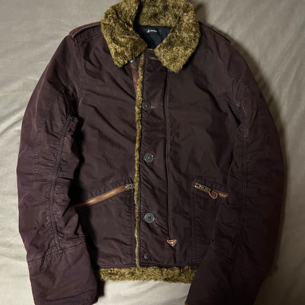 M) 존 불 퍼트리밍 밀리터리 자켓