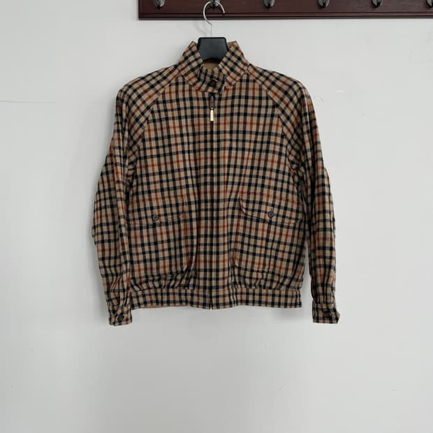 닥스 체크 & 베이지 양면 리버시블 블루종