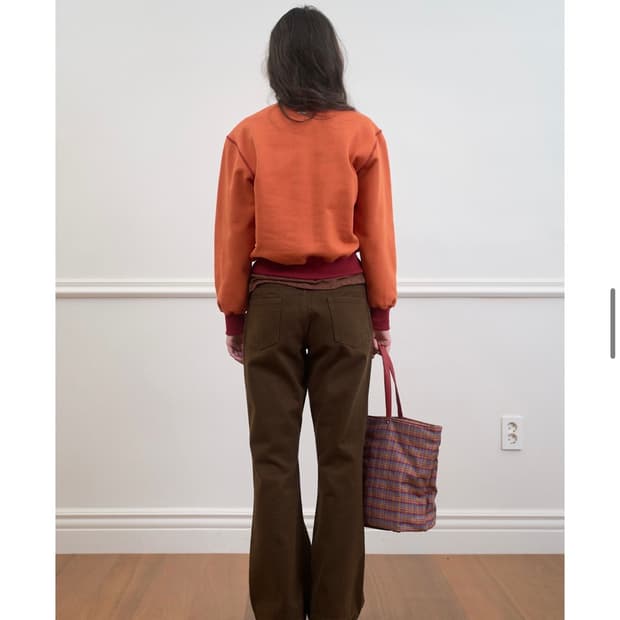 노컨텐츠 웜 부츠컷 팬츠