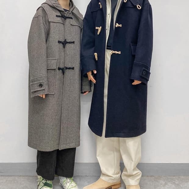 [L] 애프터프레이 새이건 더플코트