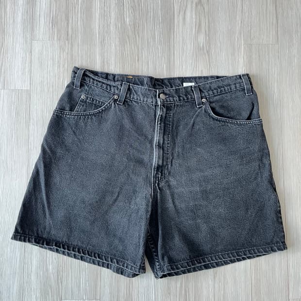 97년 levis 565 wide leg shorts