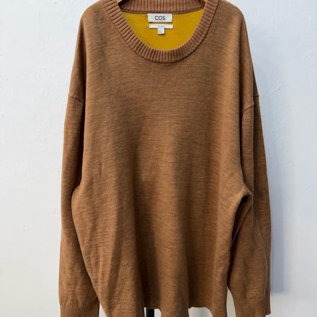 정품) COS 코스 신형 남성 니트 XL