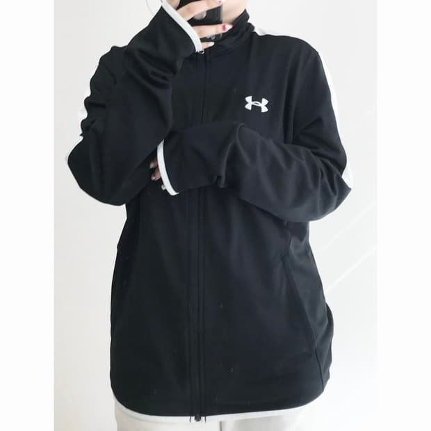 언더아머 트레이닝 집업 xl