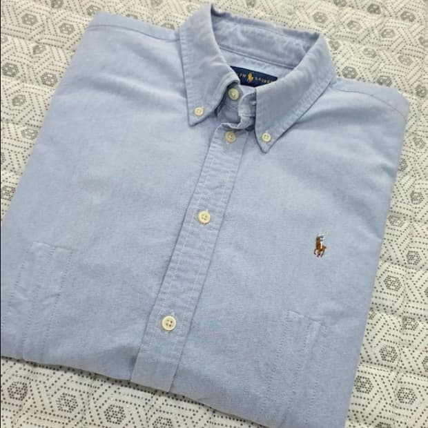 폴로 랄프로렌 크롭 오버핏 셔츠 ~F