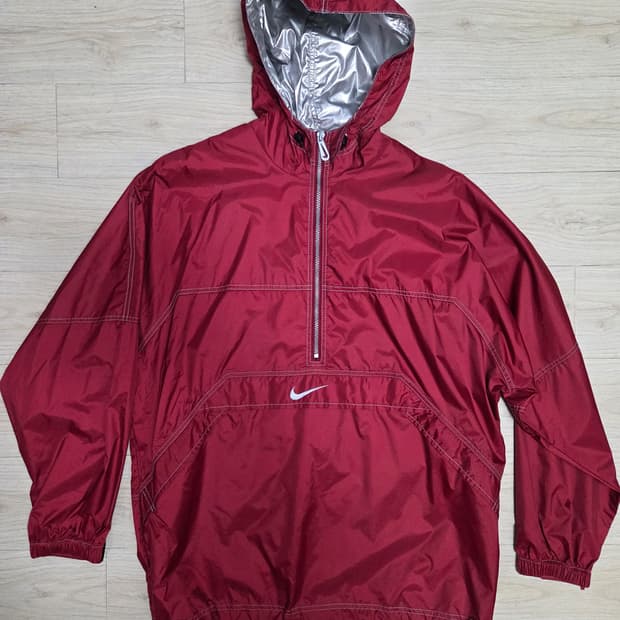 올드 나이키 남성 후드 아노락 L