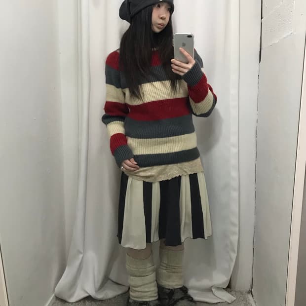 유니크 니트 코디 세트 🖤